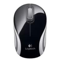 Logitech Mini M187 Draadloze muis Draadloos Zwart Rechts- en linkshandig