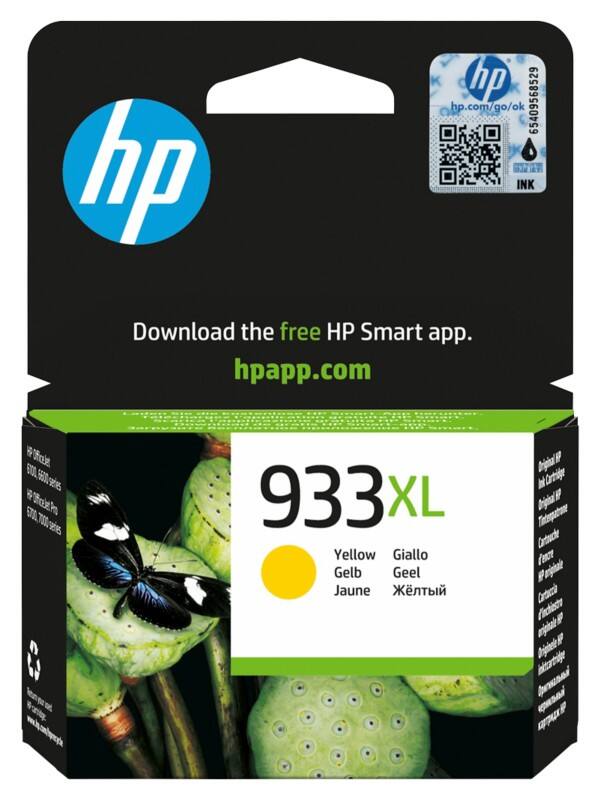 HP 933XL originele inktcartridge CN056AE geel