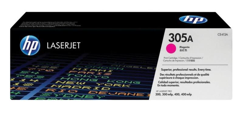 HP 305A originele tonercartridge CE413A magenta