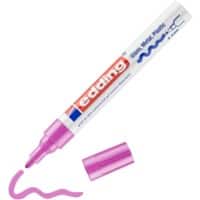 edding 750 Permanent Lakmarker Roze Medium Ronde punt 2 - 4 mm  Waterbestendig