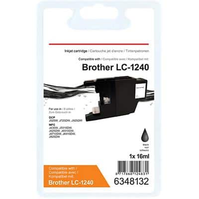 Office Depot Compatibel Brother LC1240BK Inktcartridge Zwart