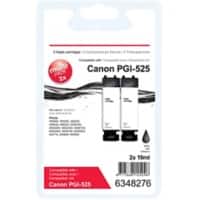 Office Depot PGI-525PGBK compatibele Canon inktcartridge zwart duopak 2 stuks