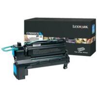 Lexmark Origineel Tonercartridge C792X2CG Cyaan