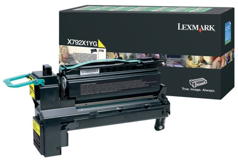 Lexmark Origineel Tonercartridge X792X1YG Geel