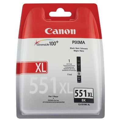 Canon CLI-551BK XL Origineel Inktcartridge Zwart
