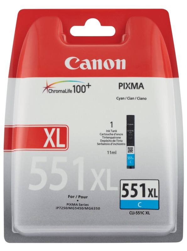 Canon CLI-551CXL Origineel Inktcartridge Cyaan
