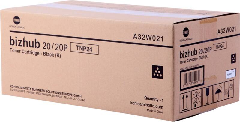 Konica Minolta TNP24 Origineel Tonercartridge A32W021 Zwart