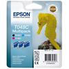 Epson T048C Origineel Inktcartridge C13T048C4010 Zwart, cyaan, magenta Multipak  3 Stuks