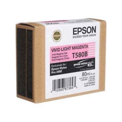 Epson T580 Origineel Inktcartridge C13T580B00 lichtmagenta