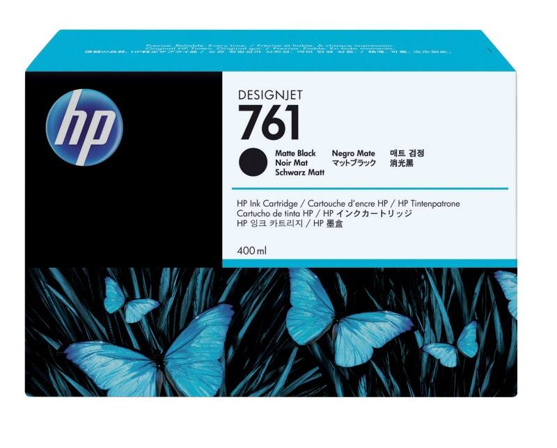 HP 761 Origineel Inktcartridge CM991A Mat zwart