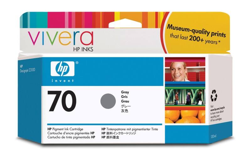 HP 70 originele inktcartridge C9450A grijs