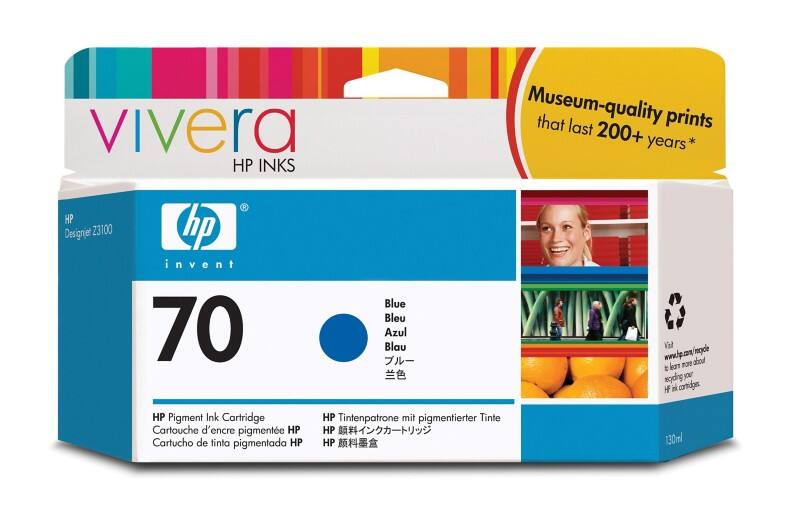 HP 70 Origineel Inktcartridge C9458A Blauw