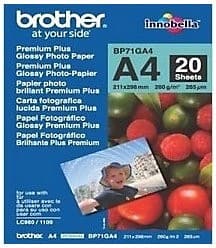 Brother Inkjet Innobella Fotopapier Glanzend A4 260 g/m² Wit