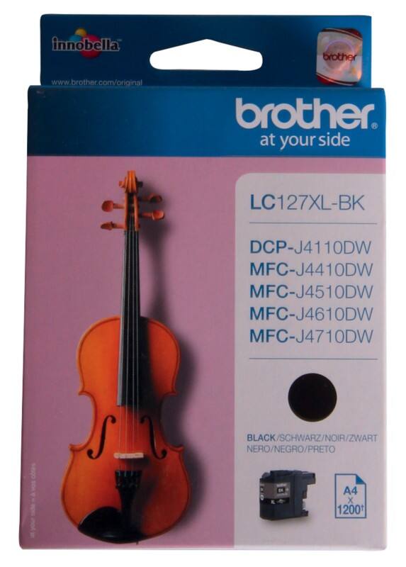Brother LC127XLBK Origineel Inktcartridge Zwart