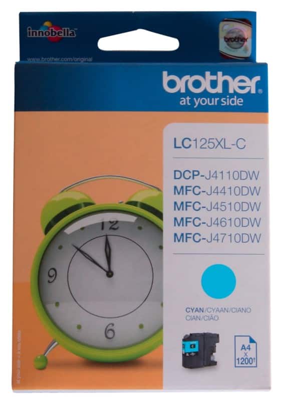 Brother LC125XLC Origineel Inktcartridge Cyaan