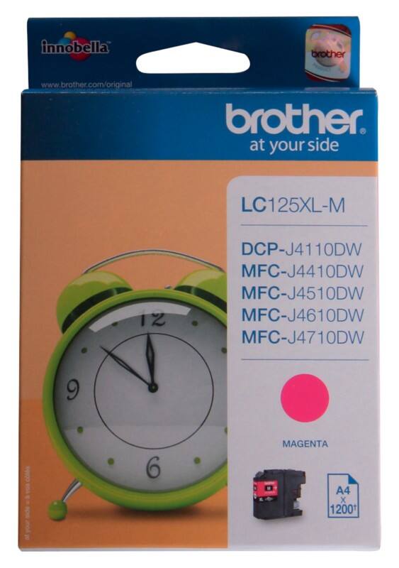 Brother LC125XLM Origineel Inktcartridge Magenta