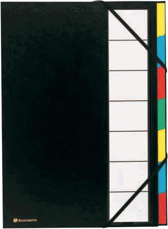 Exacompta Sorteermap A4 Zwart