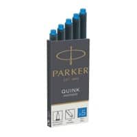 Parker Navulling voor vulpen Blauw Quink 5 Stuks