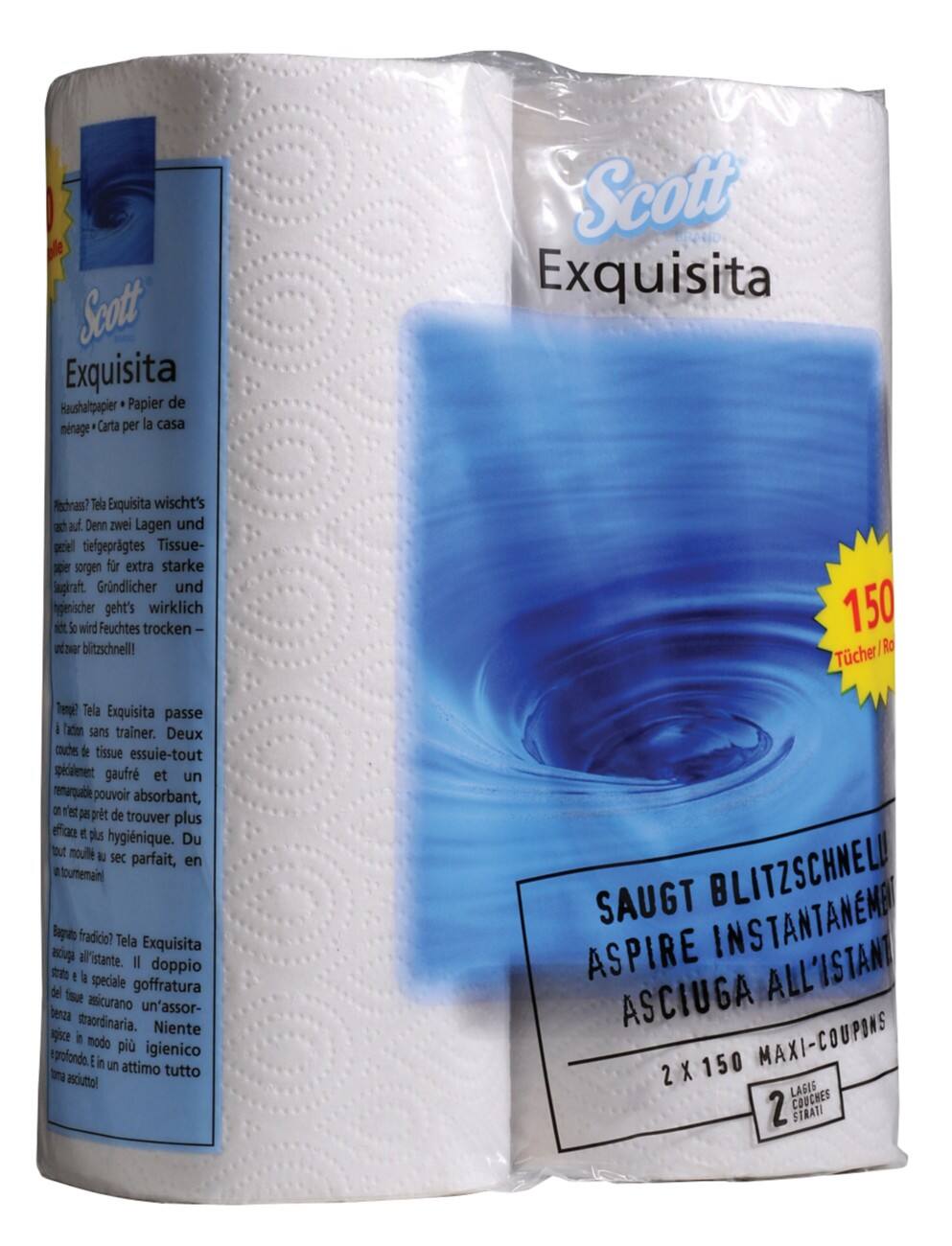 Scott Keukenrol Exquisita 2-laags 2 Rollen à 150 Vellen