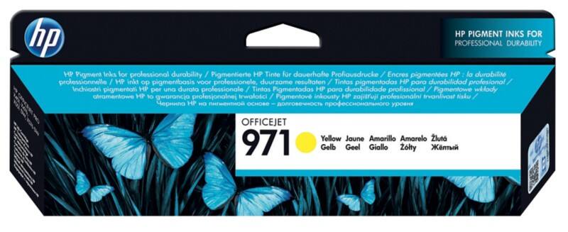 HP 971 originele inktcartridge CN624AE geel