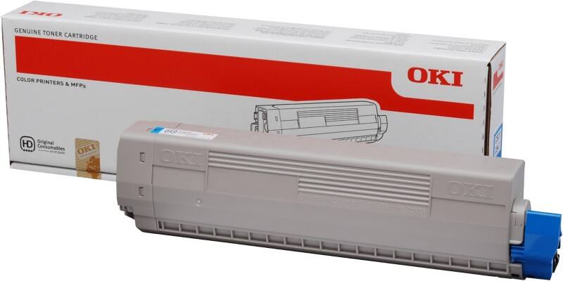 OKI 44844507 Origineel Tonercartridge Cyaan