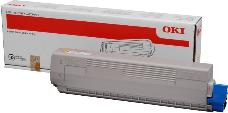 OKI 44844505 Origineel Tonercartridge Geel