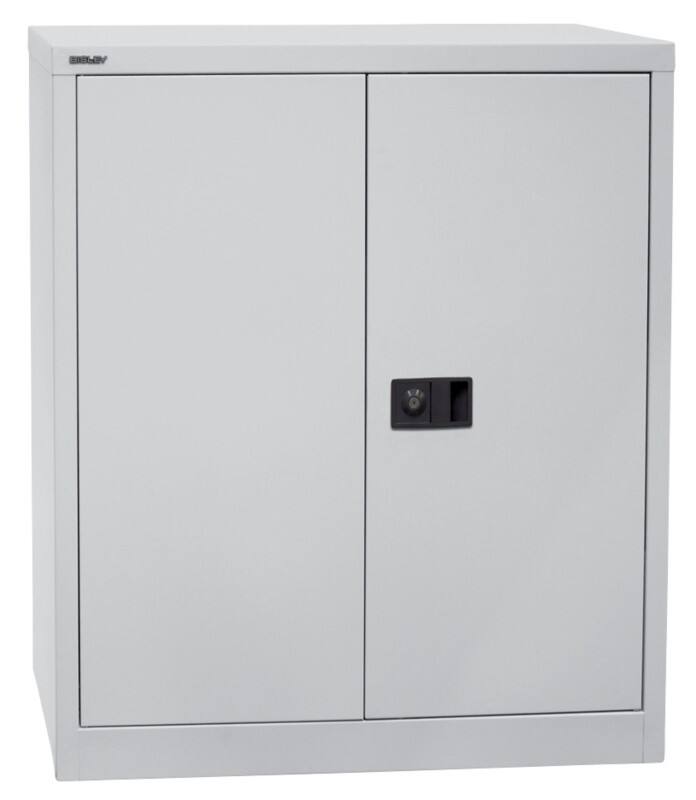 Bisley Draaideurkast Staal 1 Plank Afsluitbaar 914 x 400 x 1.000 mm Grijs