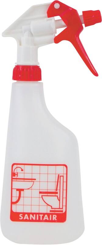 Sprayflacon Rood Sanitair 600ml