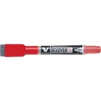 Pilot V-Board Master S Whiteboard-marker Rood Extra Fijn Ronde punt 72% Gerecycled