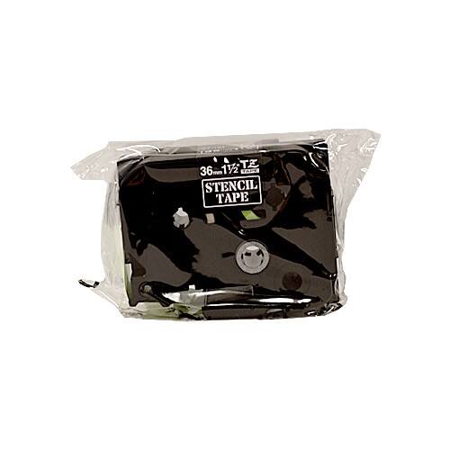 Brother Stenciltape STE-161 Zwart 3,6 cm