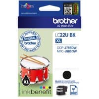 Brother LC22UBK Origineel Tonercartridge Zwart