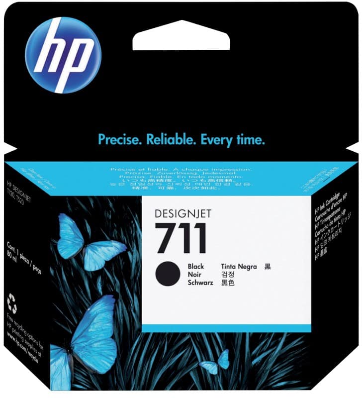 HP 711 originele inktcartridge CZ133A zwart