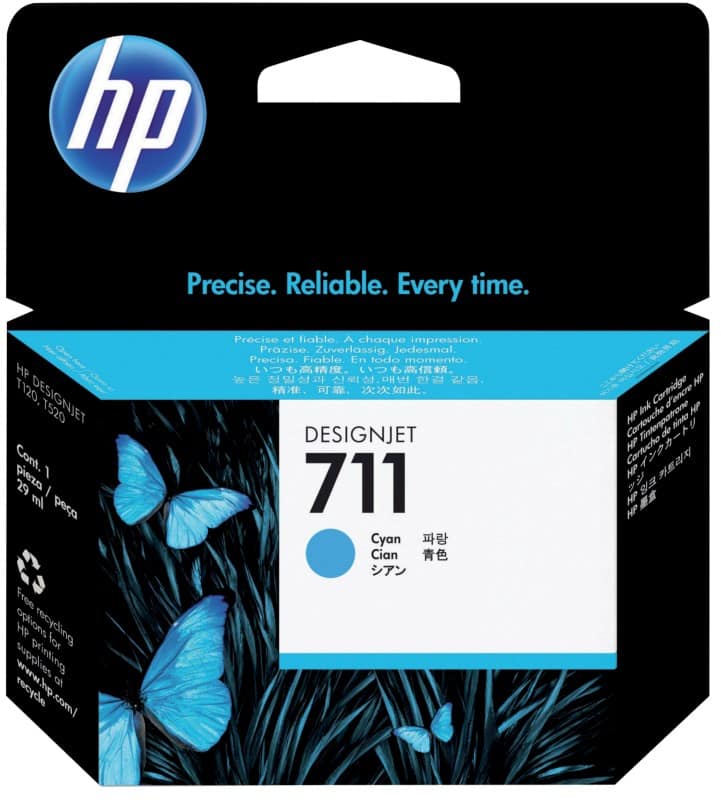 HP 711 originele inktcartridge CZ130A cyaan