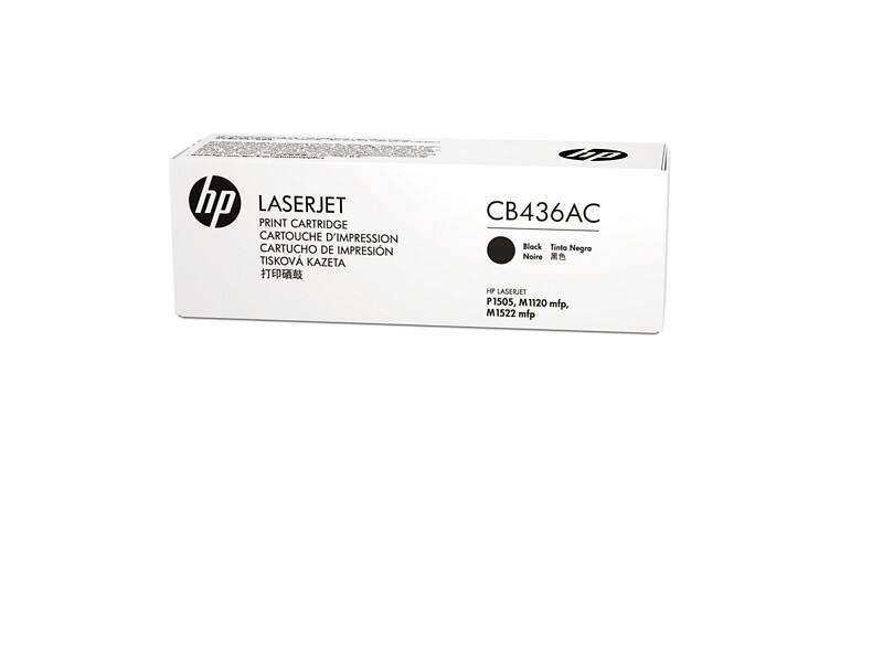 HP 36A Origineel Tonercartridge CB436AC Zwart