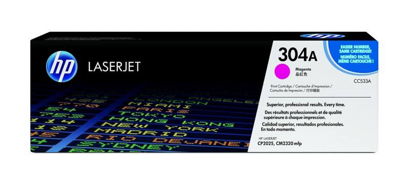 HP 304A Origineel Tonercartridge CC533AC Magenta