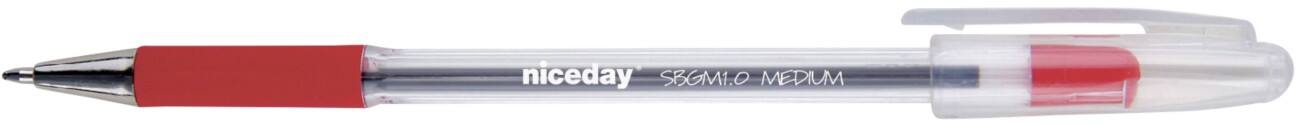 Niceday SBGM1.0 Balpen Rood 10 Pennen