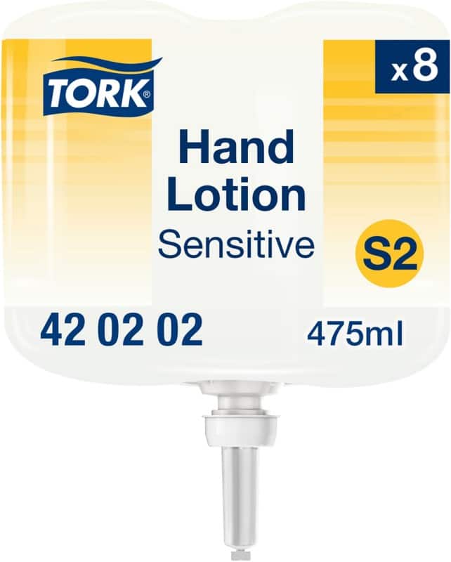 Tork Sensitive Handlotion Vloeibaar S2 Wit 420202 8 Stuks à 475 ml