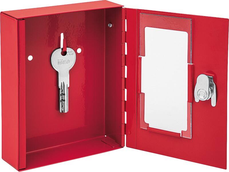 WEDO Emergency Sleutelkast 1 haak Cilinderslot 102 50102X Rood