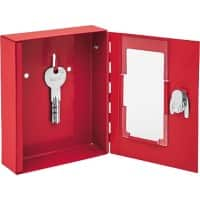 WEDO Emergency Sleutelkast 1 haak Cilinderslot 102 50102X Rood