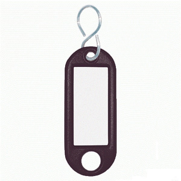 WEDO Sleutelhangers Zwart 10 Stuks