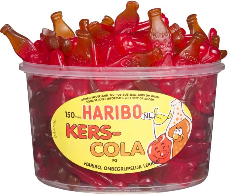 Haribo Kersen-Cola Fruitgums 150 Stuks