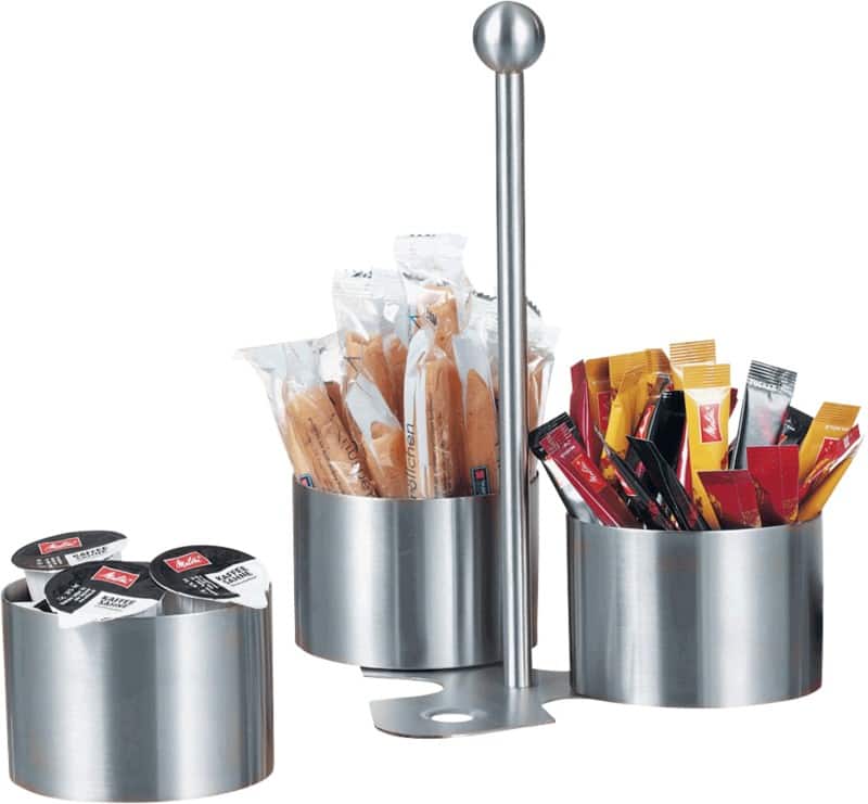 Esmeyer Boston Kom RVS (Roestvrij staal) Zilver 24 cm 3 Kommen 1 Houder