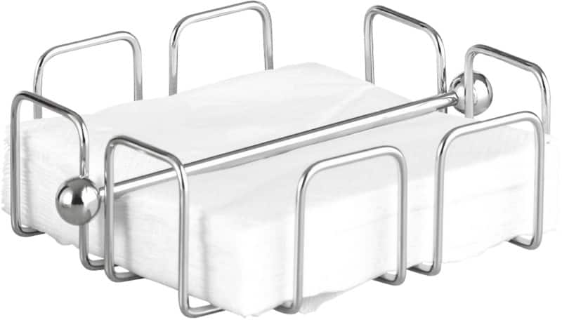 Esmeyer WIRE Servethouder RVS (Roestvrij staal) Zilver 19 x 19 x 6,5 cm