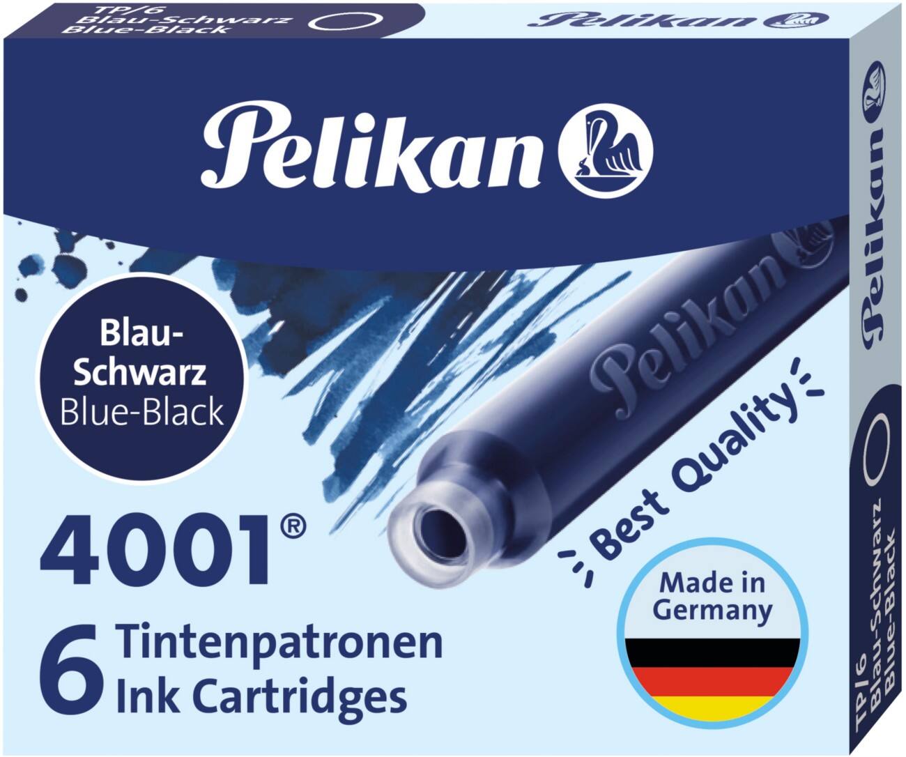 Pelikan TP/6 Vulpen vulling Kleurenassortiment 6 Stuks