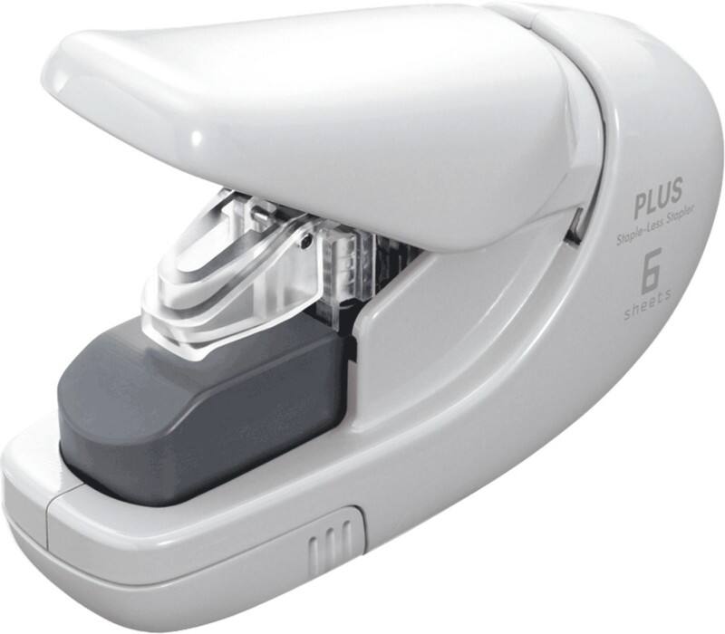 PLUS Nietloze nietmachine 31145 Volledig strip 5 Vellen Wit Kunststof
