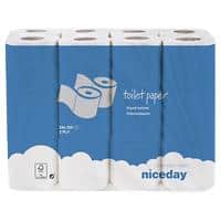 Niceday Toiletpapier 2-laags Standaard 24 rollen van 200 vellen