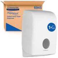 AQUARIUS Hand Towel Dispenser 6945 Plastic White 26.5 x 14 x 39.9 cm Muurbevestiging