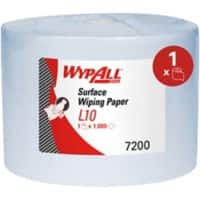 WYPALL Poetspapier Rol Blauw 1-laags 7200 1000 Vellen