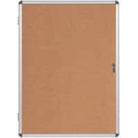 Bi-Office Enclore Earth Vitrine Niet magnetisch 9 x A4 Ja 72 (B) x 98,1 (H) cm Bruin