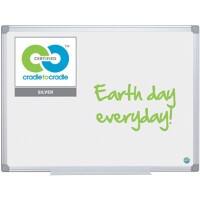 Bi-Office Earth Whiteboard Wandmontage Magnetisch Keramiek Enkel 90 (B) x 60 (H) cm